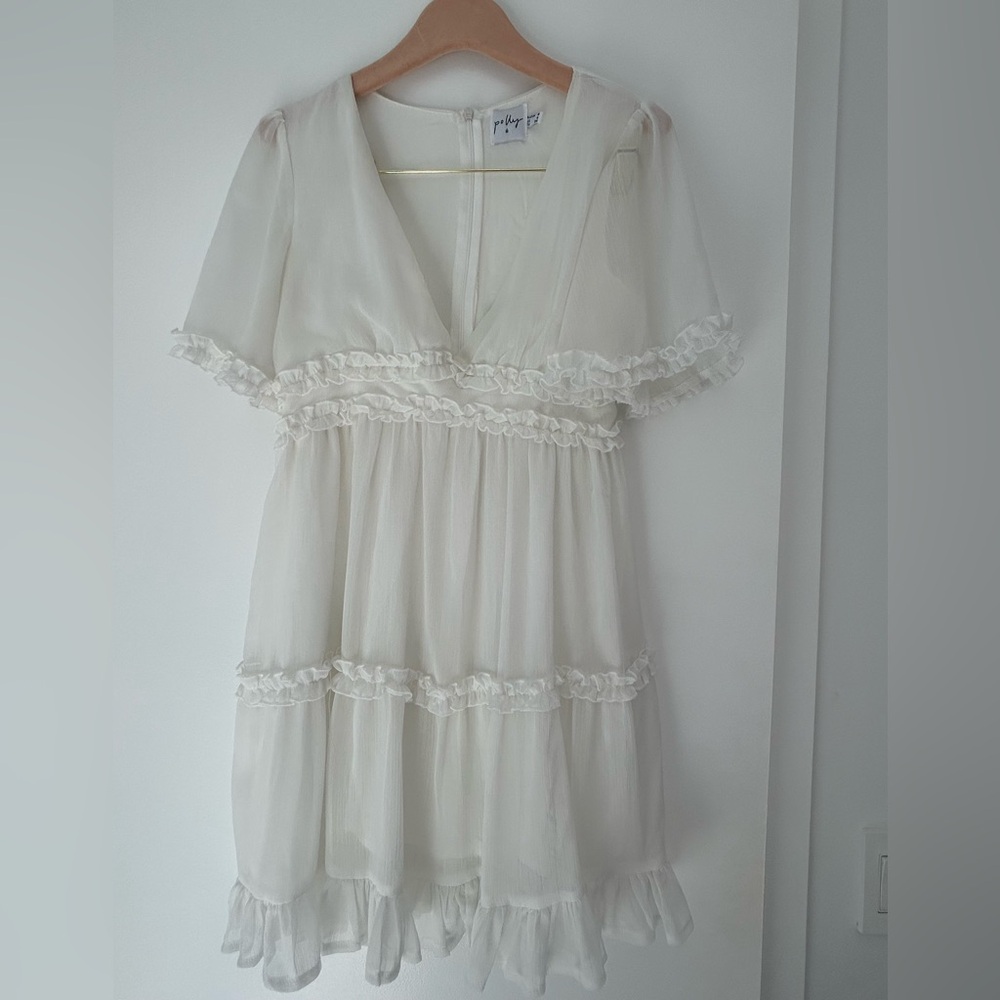 Princess Polly White Ruffled Dress Bridal